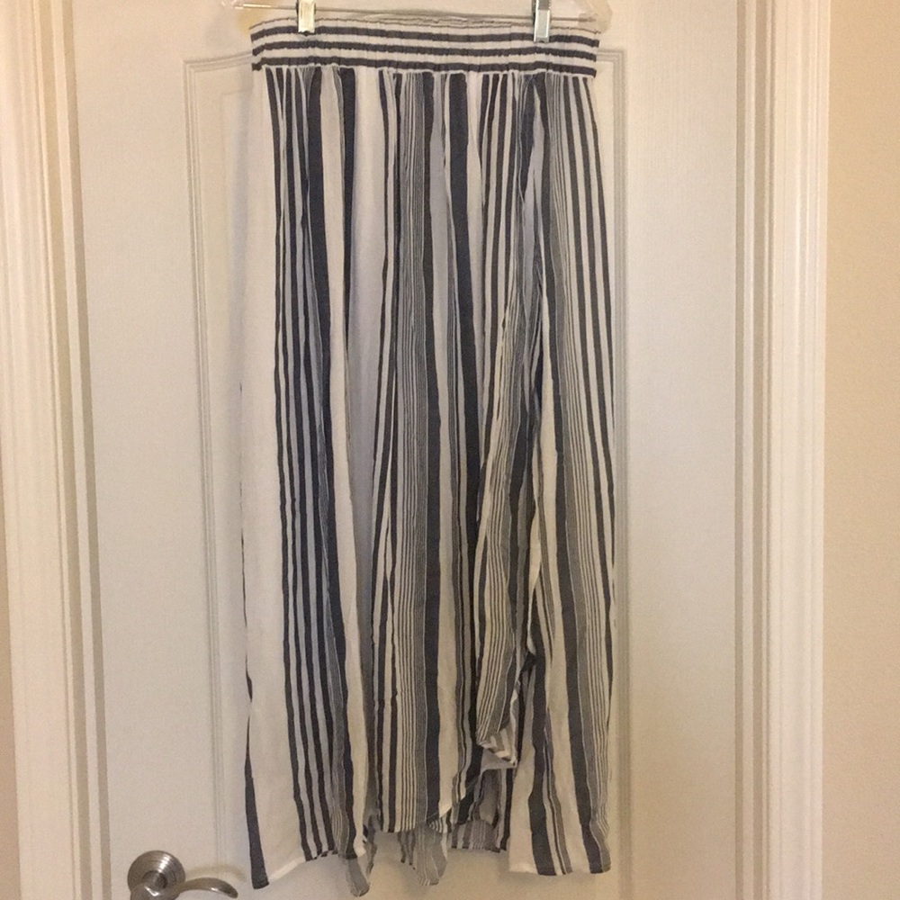 Midi Skirt - vertical stripes